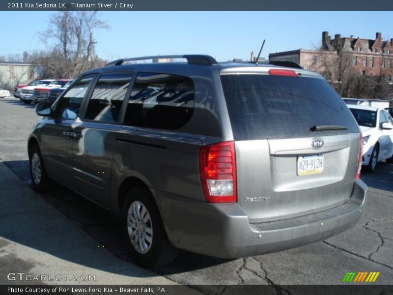 Titanium Silver / Gray 2011 Kia Sedona LX