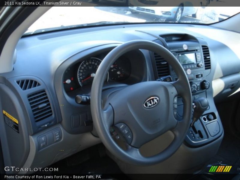 Titanium Silver / Gray 2011 Kia Sedona LX