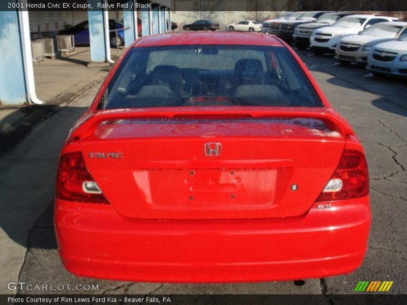 Rallye Red / Black 2001 Honda Civic EX Coupe
