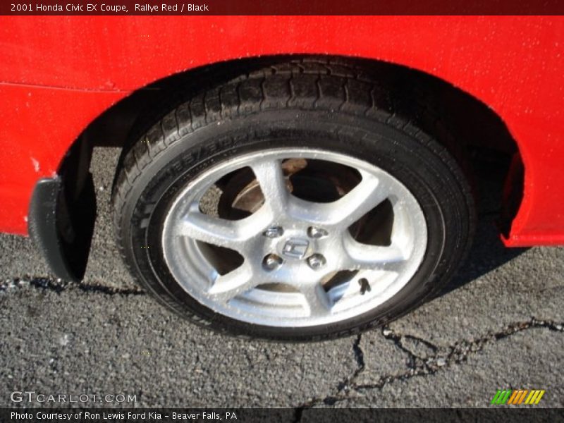 Rallye Red / Black 2001 Honda Civic EX Coupe