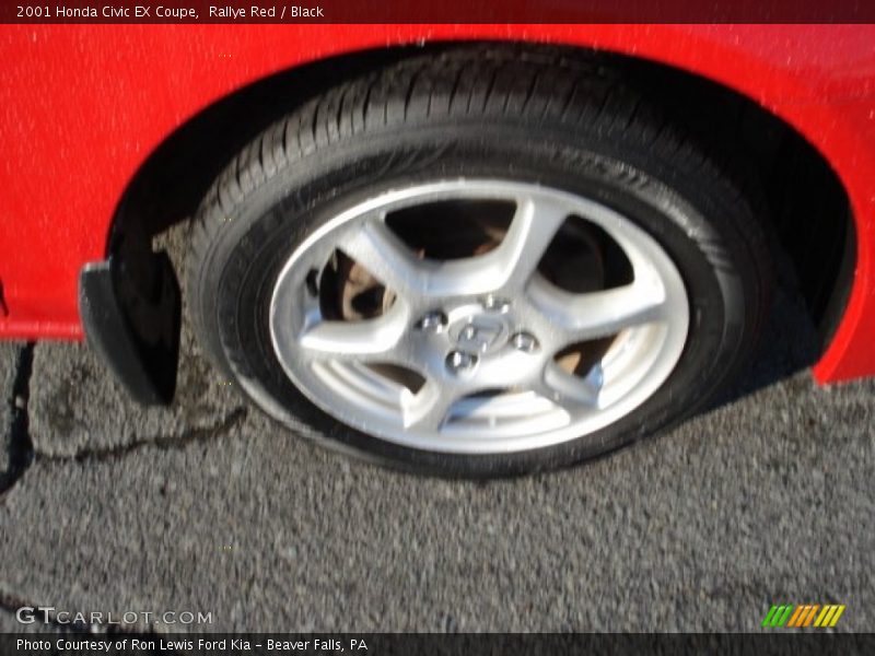 Rallye Red / Black 2001 Honda Civic EX Coupe