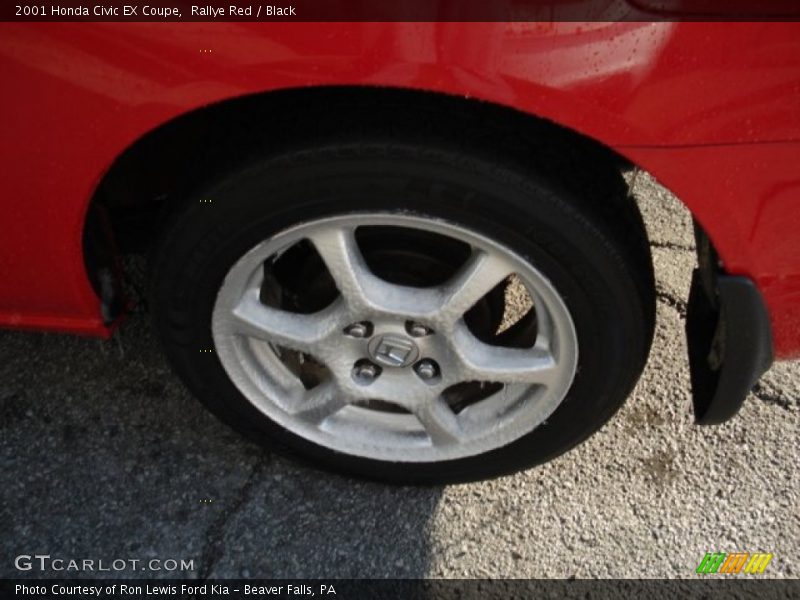 Rallye Red / Black 2001 Honda Civic EX Coupe