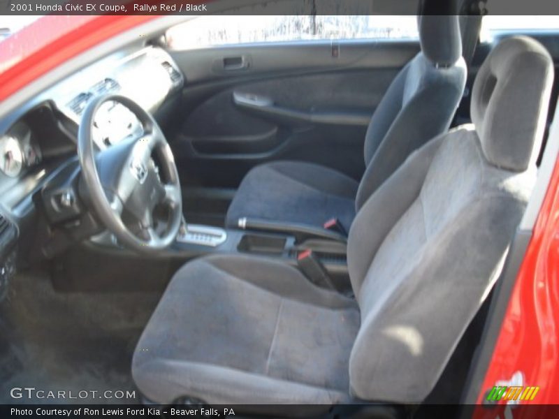 Rallye Red / Black 2001 Honda Civic EX Coupe