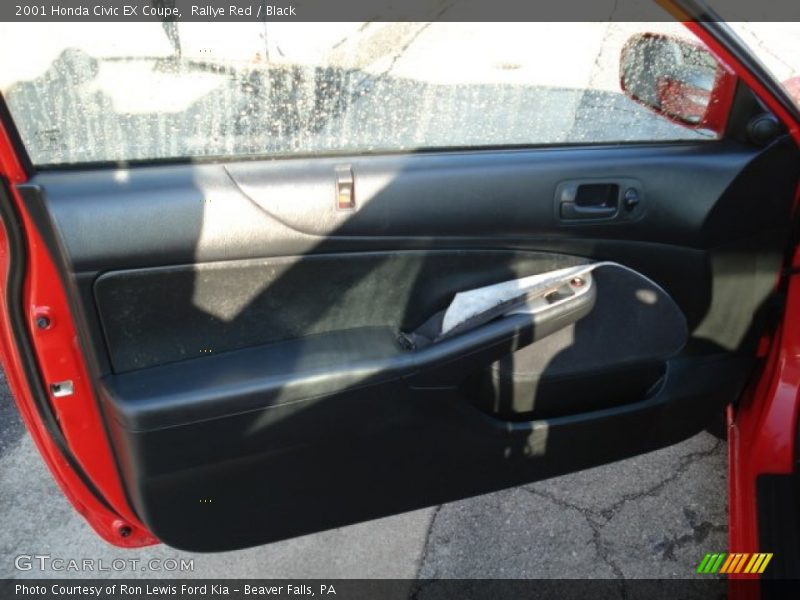 Rallye Red / Black 2001 Honda Civic EX Coupe