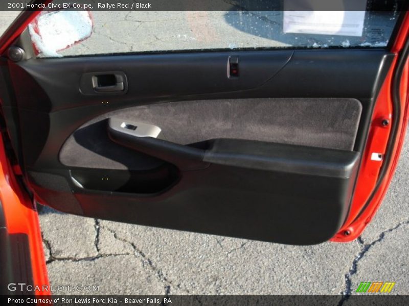 Rallye Red / Black 2001 Honda Civic EX Coupe