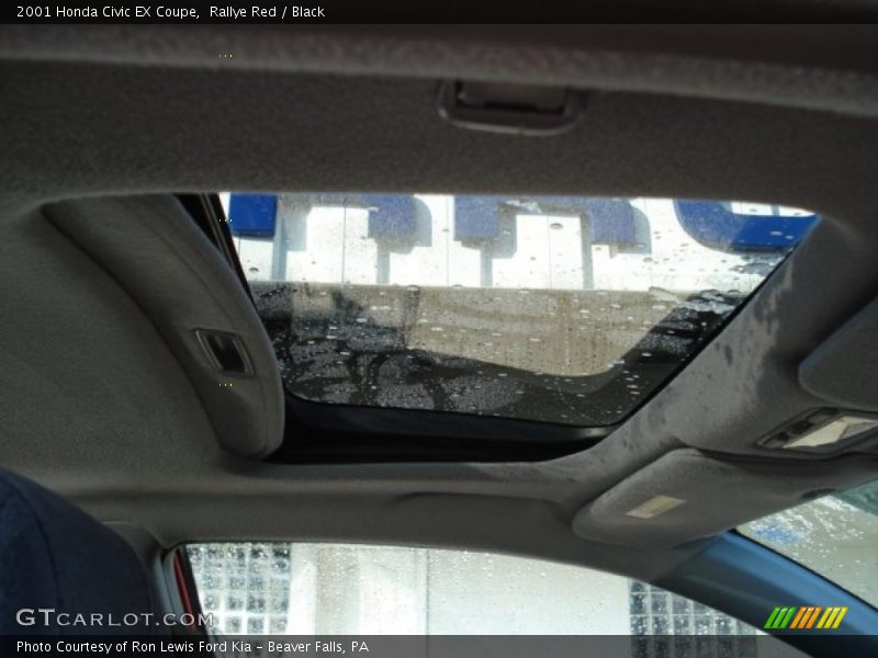 Rallye Red / Black 2001 Honda Civic EX Coupe