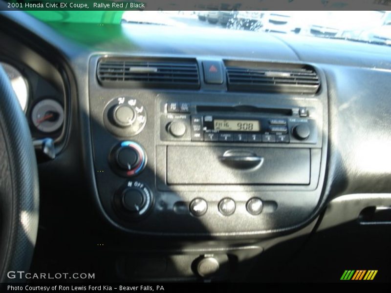 Rallye Red / Black 2001 Honda Civic EX Coupe