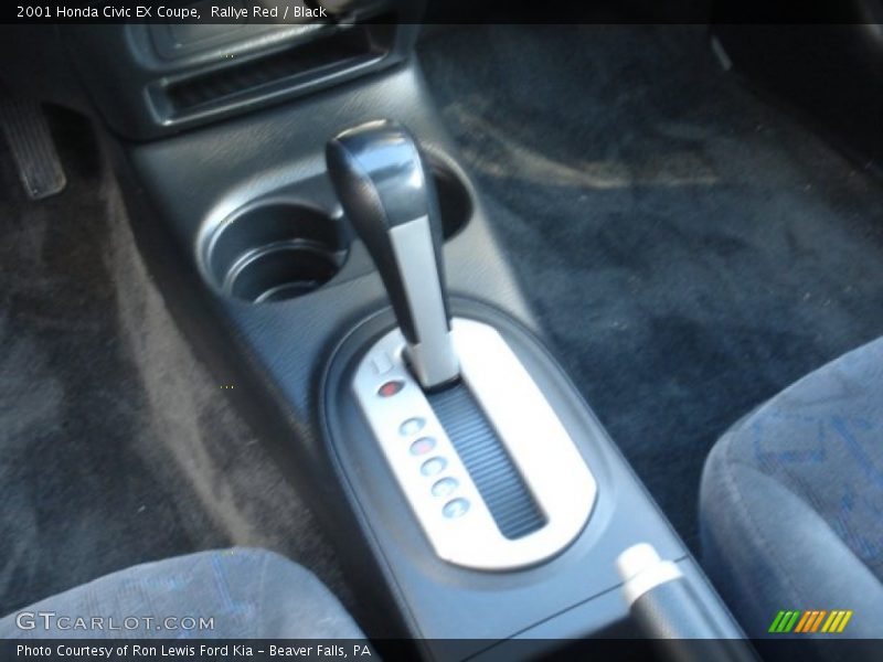Rallye Red / Black 2001 Honda Civic EX Coupe