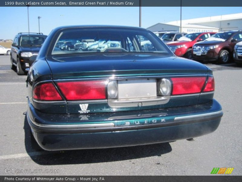 Emerald Green Pearl / Medium Gray 1999 Buick LeSabre Custom Sedan