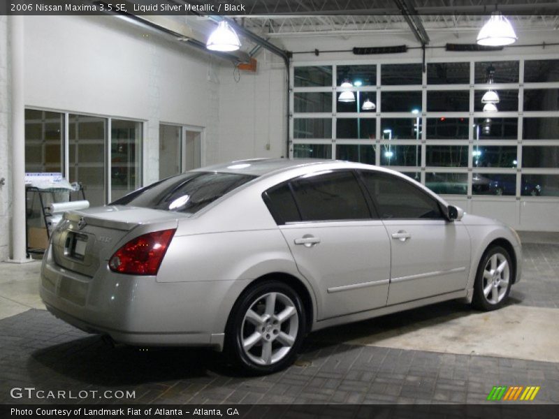 Liquid Silver Metallic / Black 2006 Nissan Maxima 3.5 SE