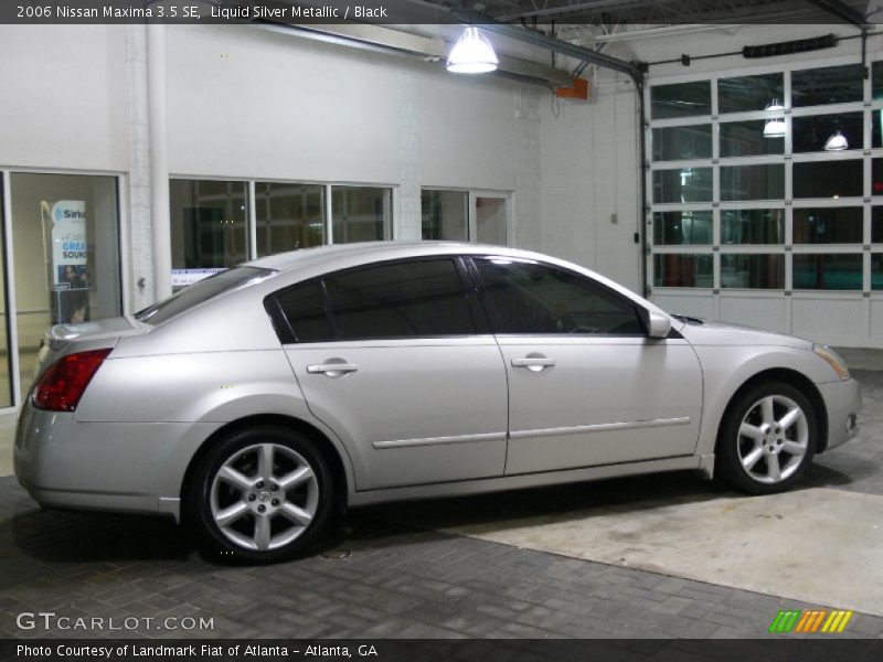Liquid Silver Metallic / Black 2006 Nissan Maxima 3.5 SE