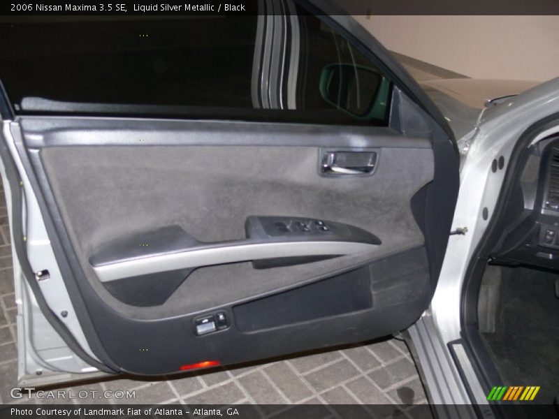 Liquid Silver Metallic / Black 2006 Nissan Maxima 3.5 SE