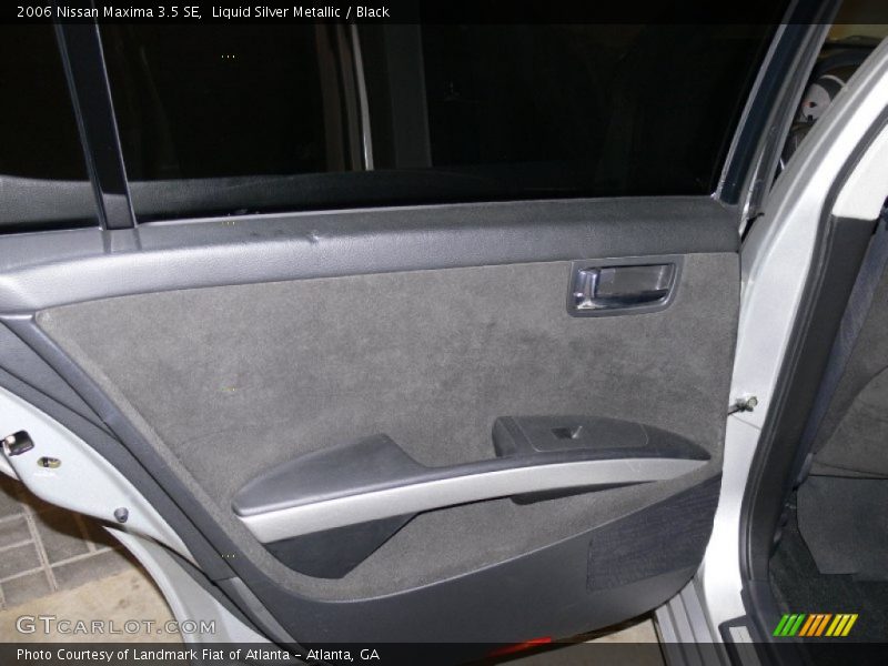 Liquid Silver Metallic / Black 2006 Nissan Maxima 3.5 SE