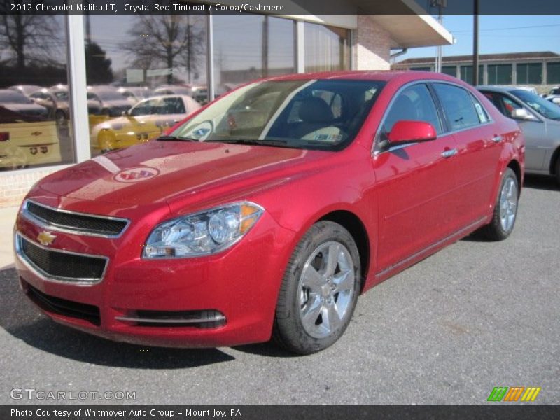 Crystal Red Tintcoat / Cocoa/Cashmere 2012 Chevrolet Malibu LT