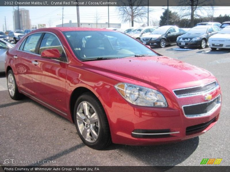 Crystal Red Tintcoat / Cocoa/Cashmere 2012 Chevrolet Malibu LT