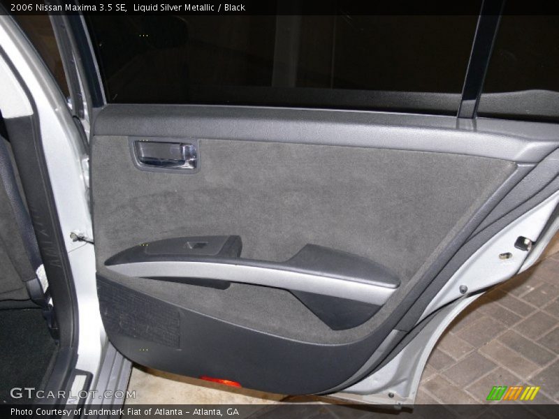 Liquid Silver Metallic / Black 2006 Nissan Maxima 3.5 SE