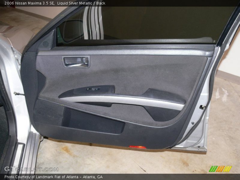 Liquid Silver Metallic / Black 2006 Nissan Maxima 3.5 SE