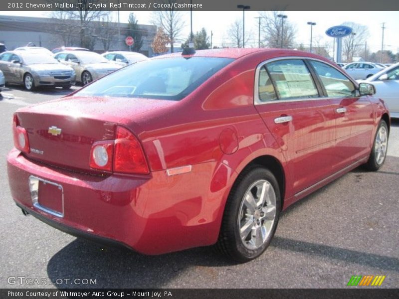 Crystal Red Tintcoat / Cocoa/Cashmere 2012 Chevrolet Malibu LT