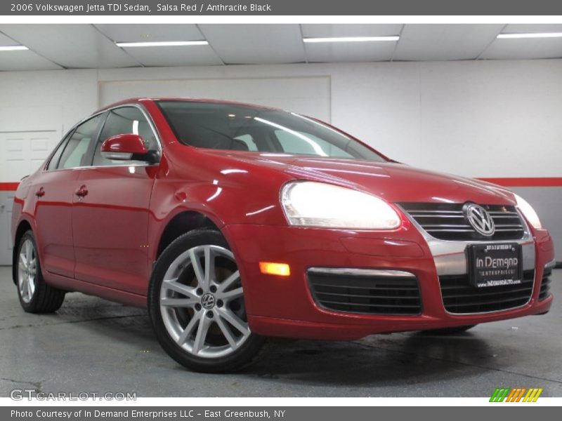 Salsa Red / Anthracite Black 2006 Volkswagen Jetta TDI Sedan