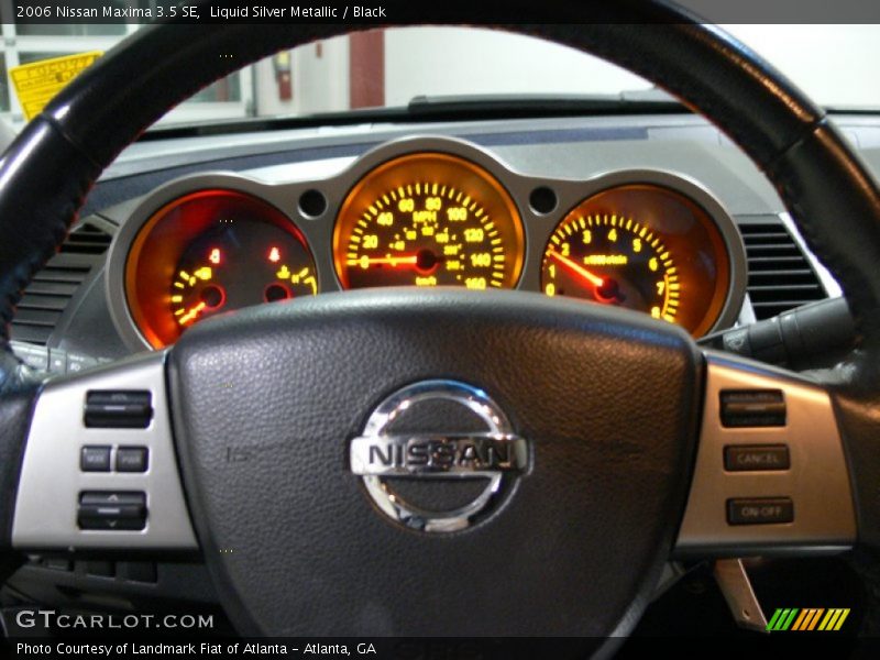 Liquid Silver Metallic / Black 2006 Nissan Maxima 3.5 SE