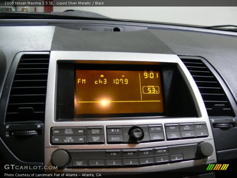 Liquid Silver Metallic / Black 2006 Nissan Maxima 3.5 SE