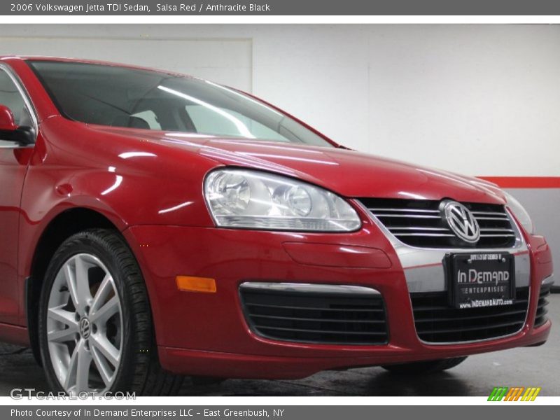 Salsa Red / Anthracite Black 2006 Volkswagen Jetta TDI Sedan