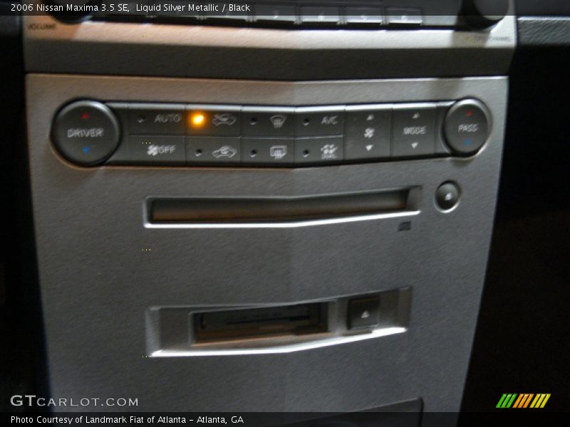 Liquid Silver Metallic / Black 2006 Nissan Maxima 3.5 SE