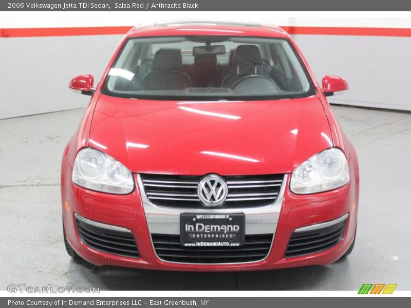 Salsa Red / Anthracite Black 2006 Volkswagen Jetta TDI Sedan