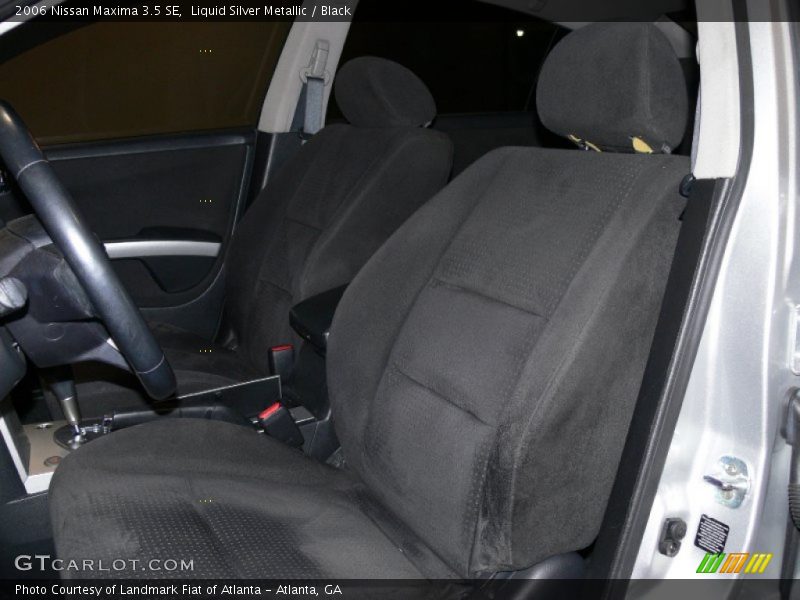 Liquid Silver Metallic / Black 2006 Nissan Maxima 3.5 SE