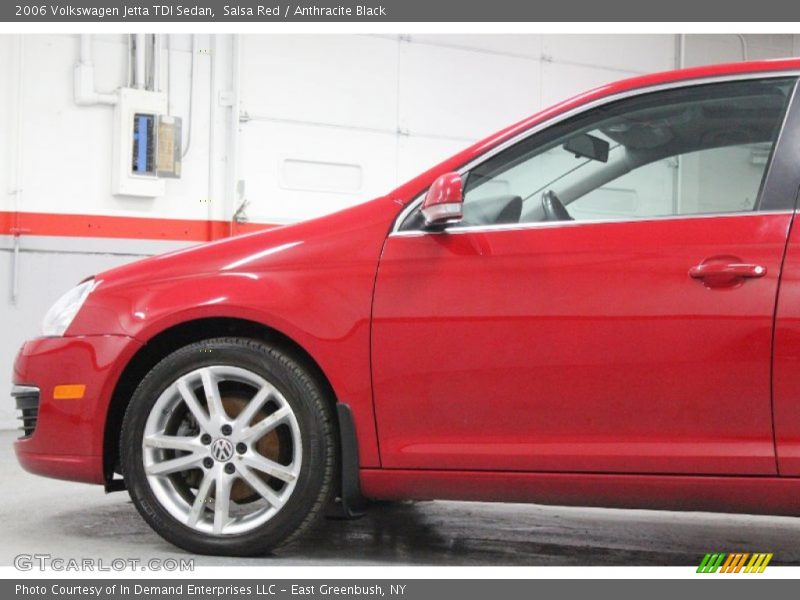 Salsa Red / Anthracite Black 2006 Volkswagen Jetta TDI Sedan
