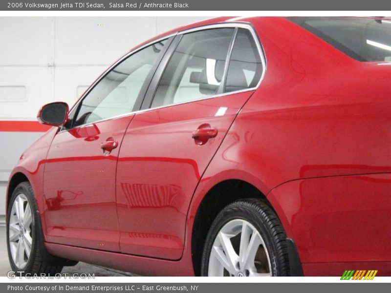 Salsa Red / Anthracite Black 2006 Volkswagen Jetta TDI Sedan