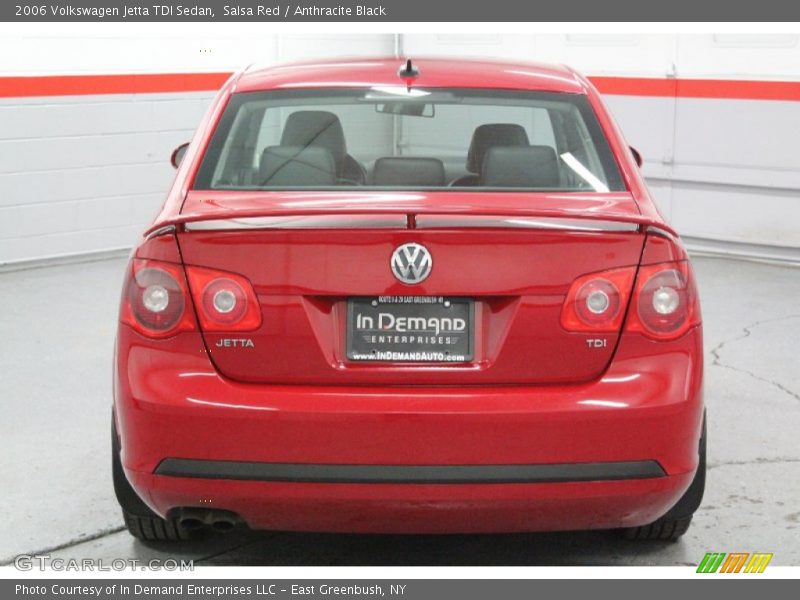 Salsa Red / Anthracite Black 2006 Volkswagen Jetta TDI Sedan