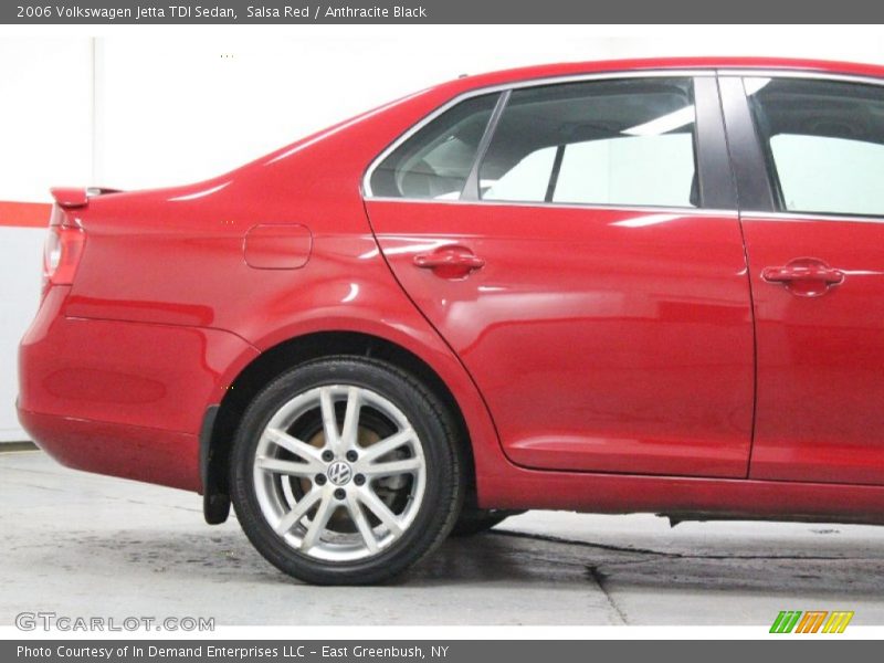Salsa Red / Anthracite Black 2006 Volkswagen Jetta TDI Sedan