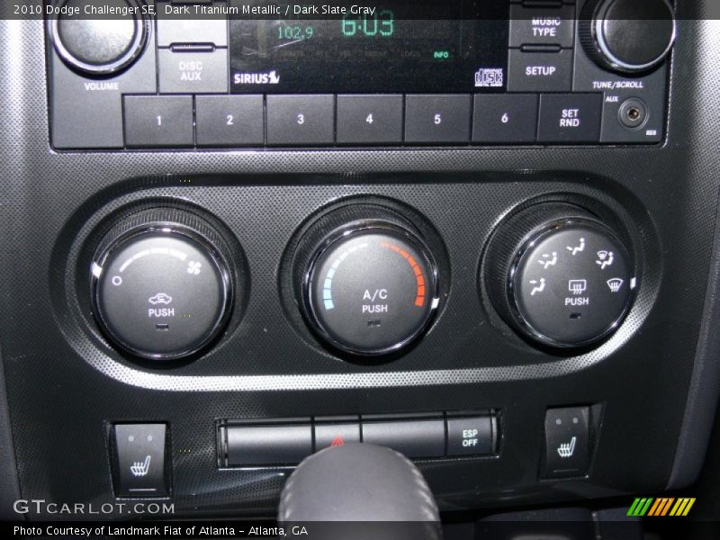 Dark Titanium Metallic / Dark Slate Gray 2010 Dodge Challenger SE