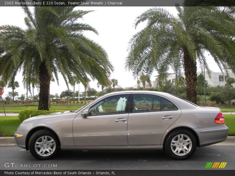 Pewter Silver Metallic / Charcoal 2003 Mercedes-Benz E 320 Sedan