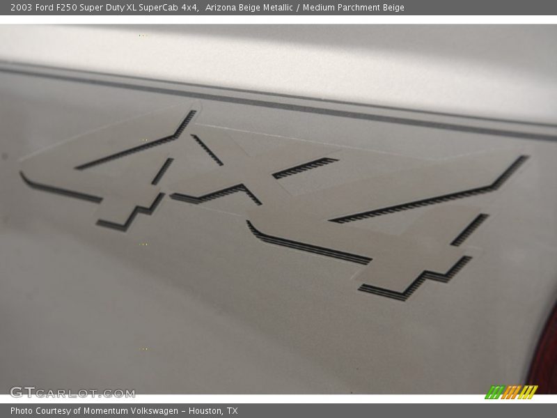 Arizona Beige Metallic / Medium Parchment Beige 2003 Ford F250 Super Duty XL SuperCab 4x4