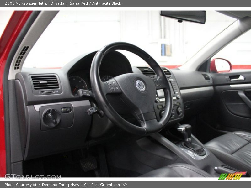 Salsa Red / Anthracite Black 2006 Volkswagen Jetta TDI Sedan