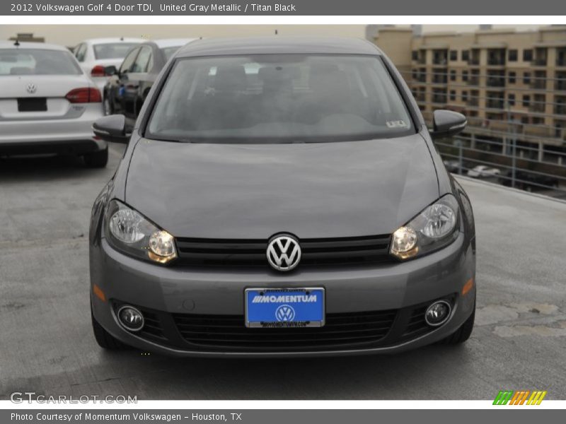 United Gray Metallic / Titan Black 2012 Volkswagen Golf 4 Door TDI