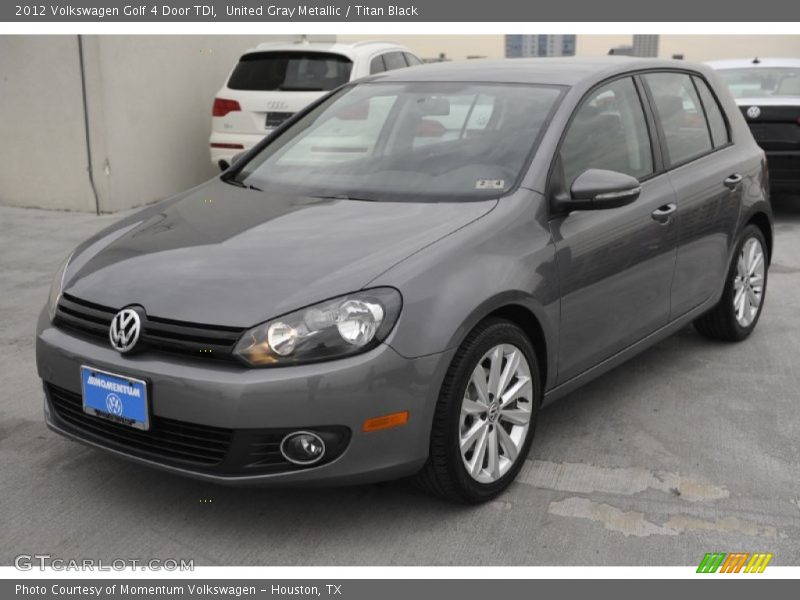 United Gray Metallic / Titan Black 2012 Volkswagen Golf 4 Door TDI