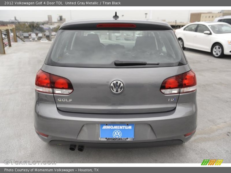 United Gray Metallic / Titan Black 2012 Volkswagen Golf 4 Door TDI