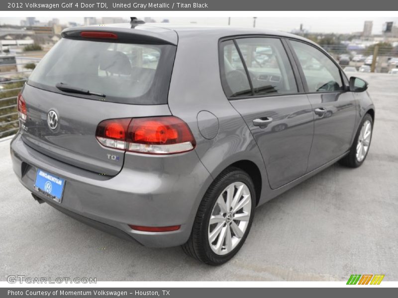 United Gray Metallic / Titan Black 2012 Volkswagen Golf 4 Door TDI