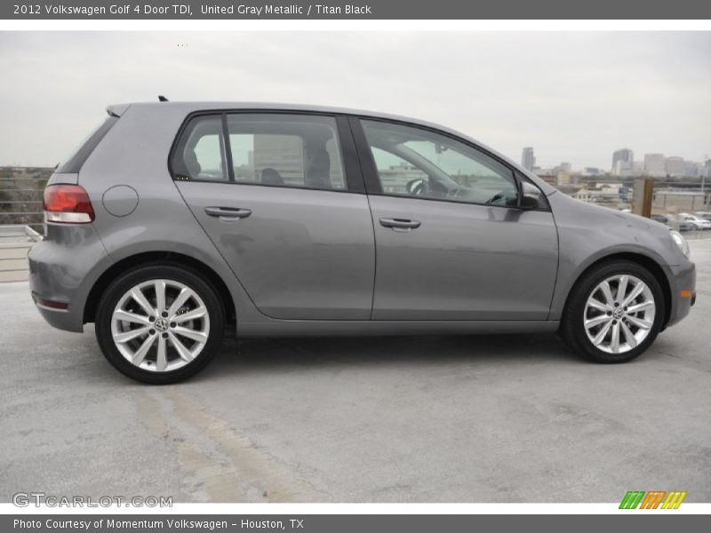 United Gray Metallic / Titan Black 2012 Volkswagen Golf 4 Door TDI