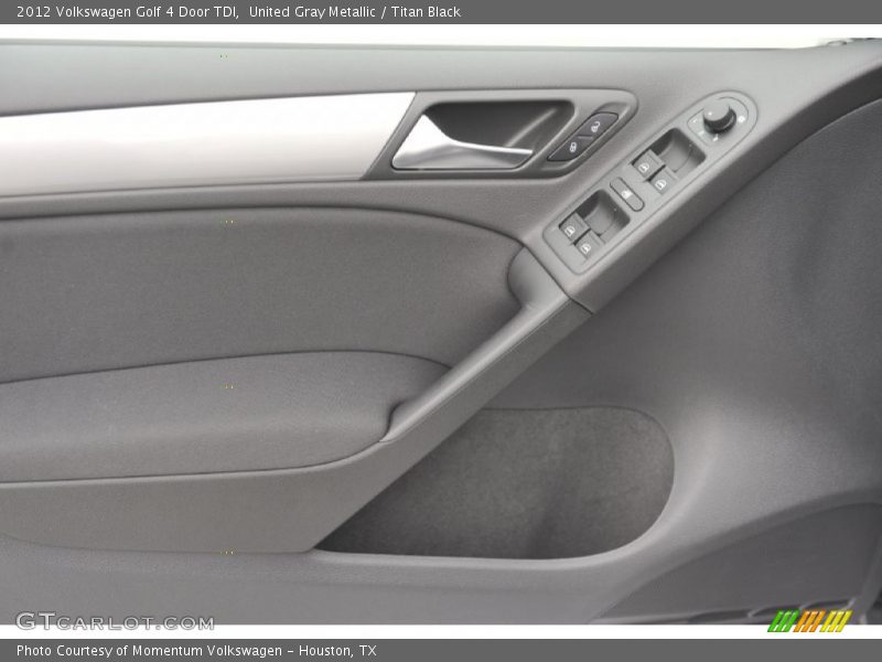 United Gray Metallic / Titan Black 2012 Volkswagen Golf 4 Door TDI