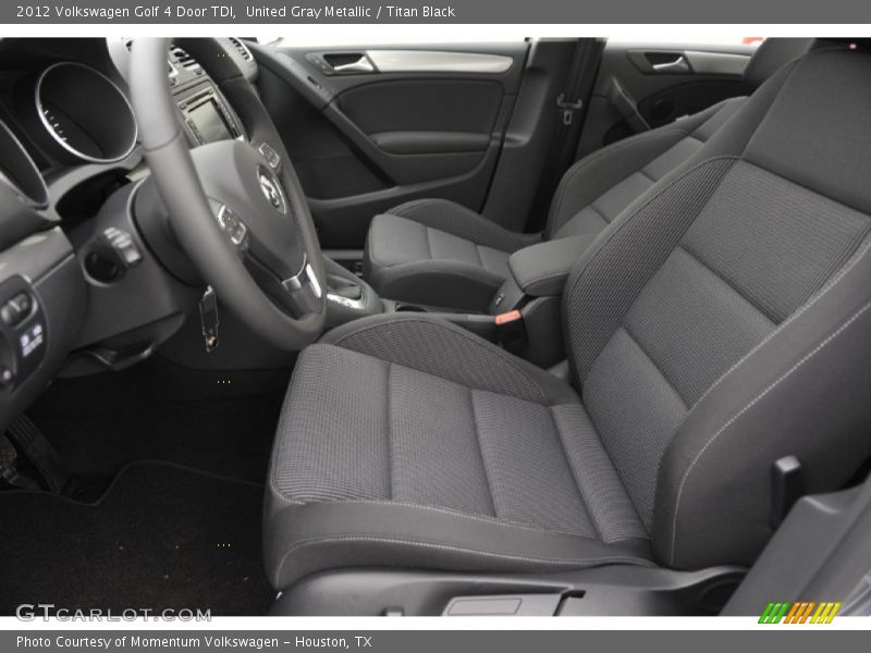 United Gray Metallic / Titan Black 2012 Volkswagen Golf 4 Door TDI