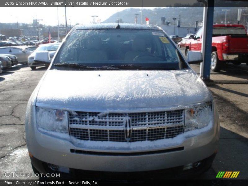 Brilliant Silver Metallic / Medium Light Stone 2009 Lincoln MKX AWD