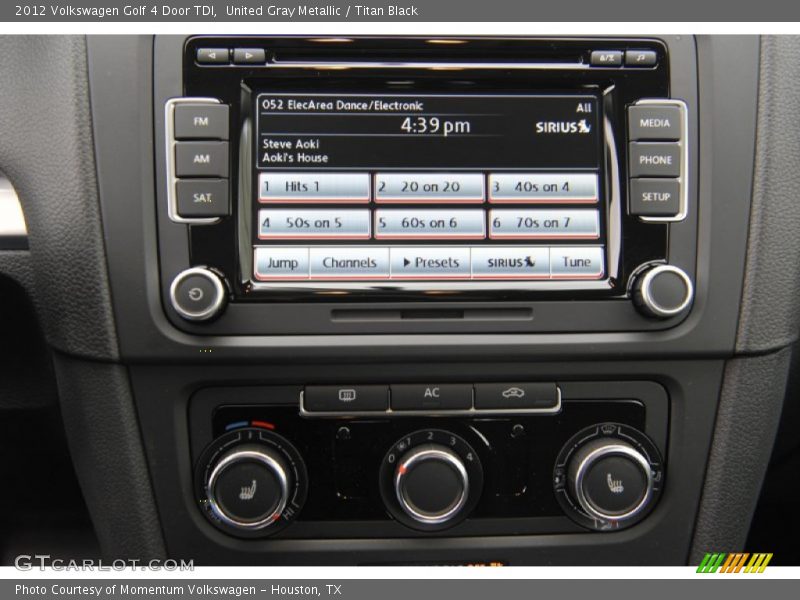 United Gray Metallic / Titan Black 2012 Volkswagen Golf 4 Door TDI