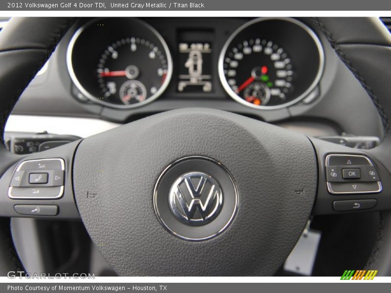 United Gray Metallic / Titan Black 2012 Volkswagen Golf 4 Door TDI