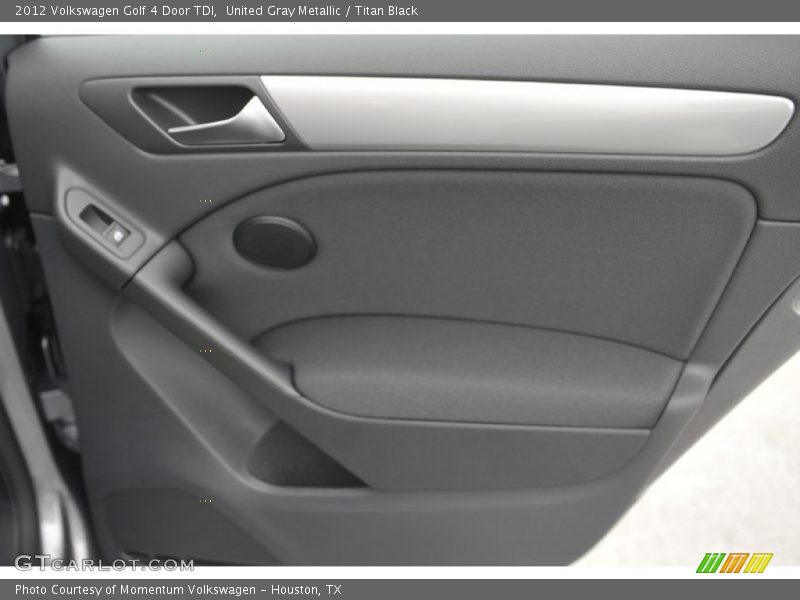 United Gray Metallic / Titan Black 2012 Volkswagen Golf 4 Door TDI