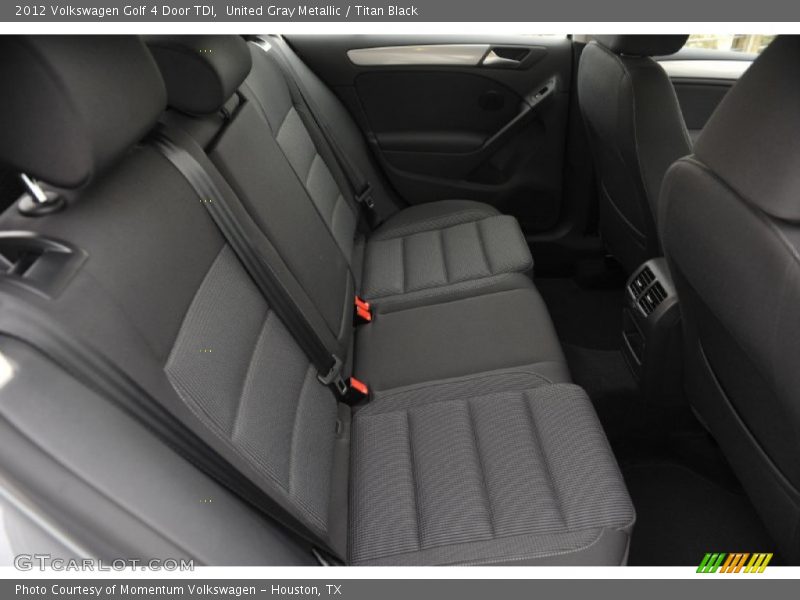 United Gray Metallic / Titan Black 2012 Volkswagen Golf 4 Door TDI