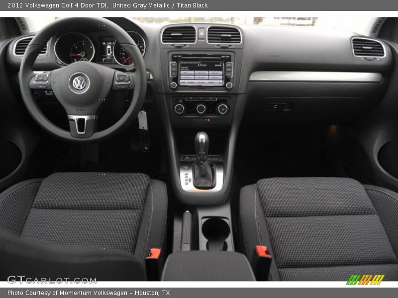 United Gray Metallic / Titan Black 2012 Volkswagen Golf 4 Door TDI